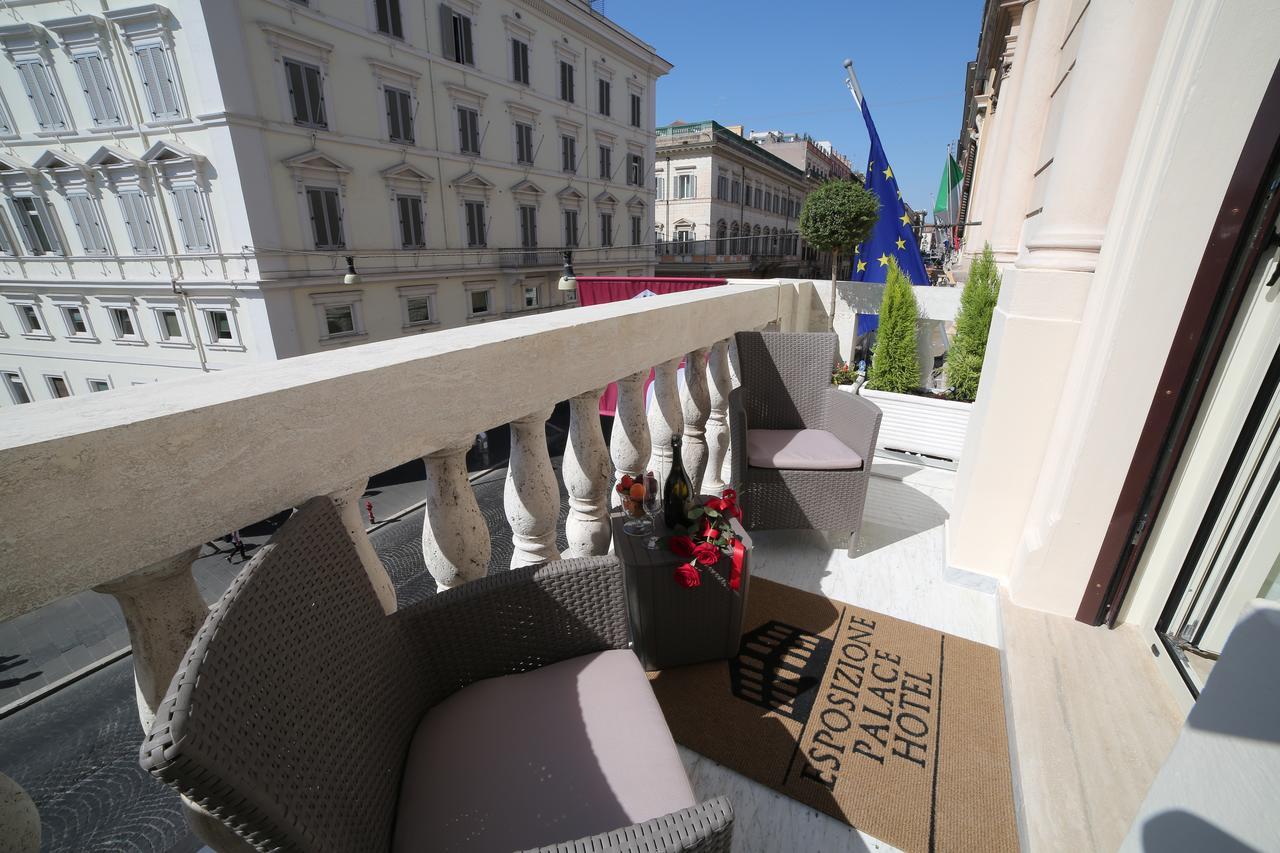 Esposizione Palace Hotel Roma Exterior foto