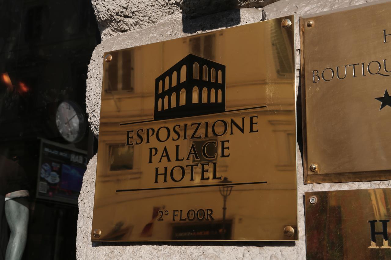 Esposizione Palace Hotel Roma Exterior foto