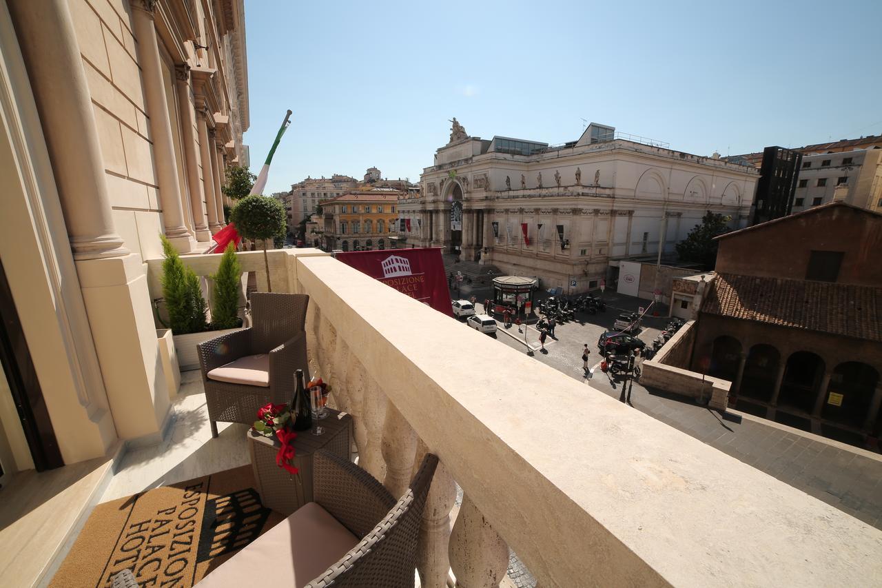 Esposizione Palace Hotel Roma Exterior foto